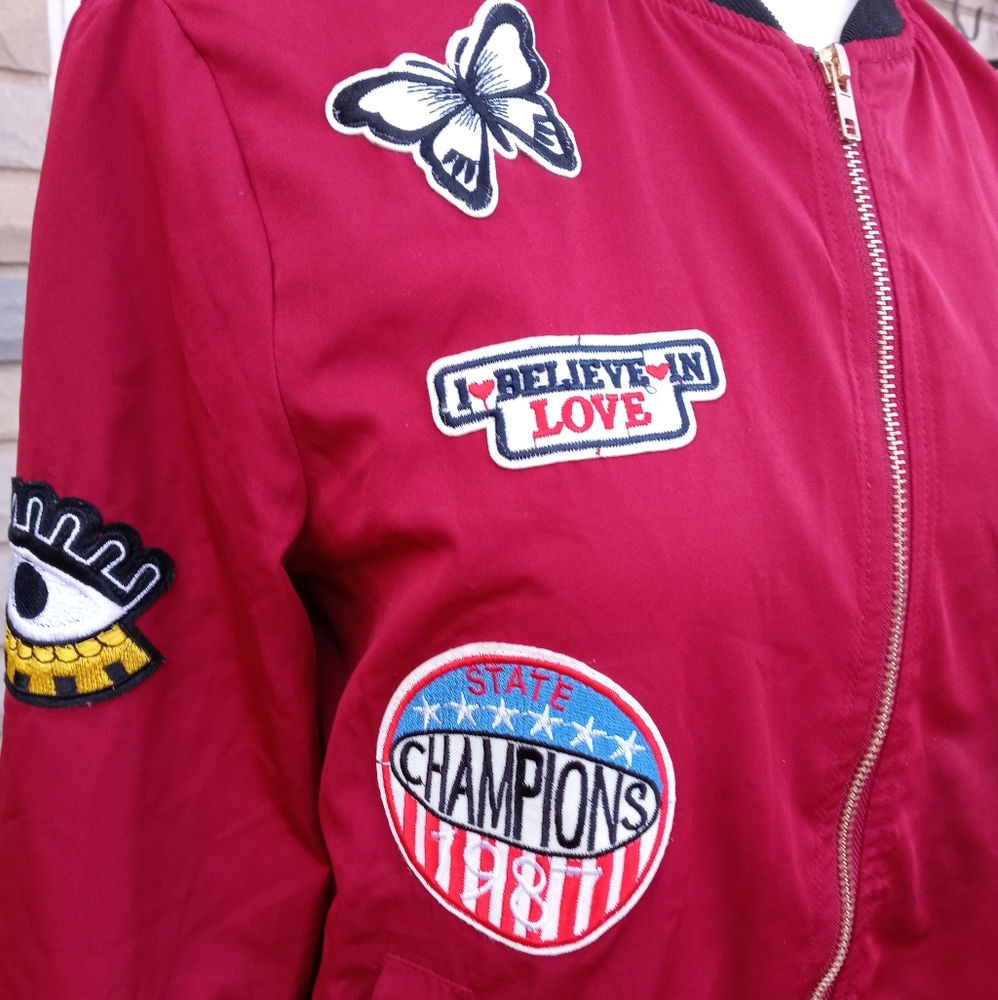 Casting | Patchwork Bomber Jacket Size Small - image 4